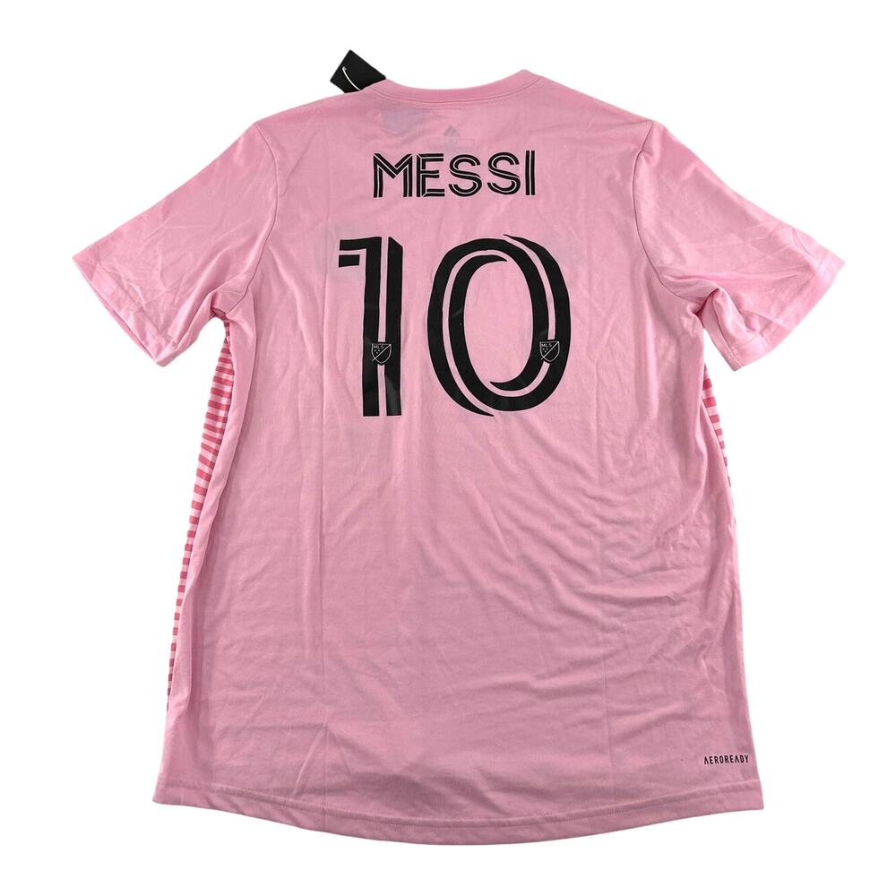Adidas Men's True Pink Inter Miami CF Lionel Messi #10 Home Jersey Size M - Picture 6 of 10